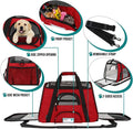 Airline-Approved Soft Pet Carrier – Ventilated Travel Bag for Cats & Small Dogs