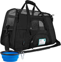 Airline-Approved Soft Pet Carrier – Ventilated Travel Bag for Cats & Small Dogs