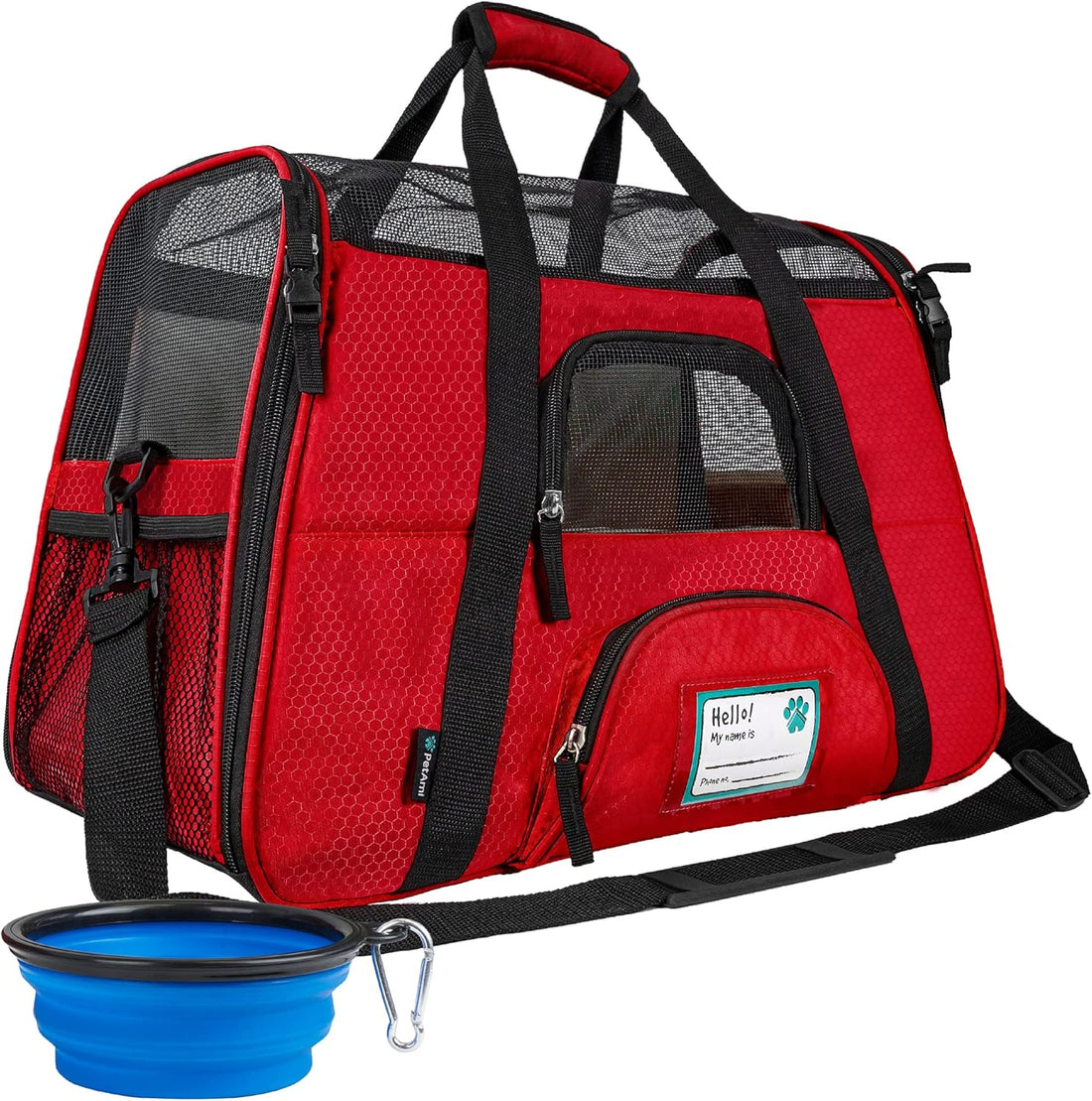 Airline-Approved Soft Pet Carrier – Ventilated Travel Bag for Cats & Small Dogs