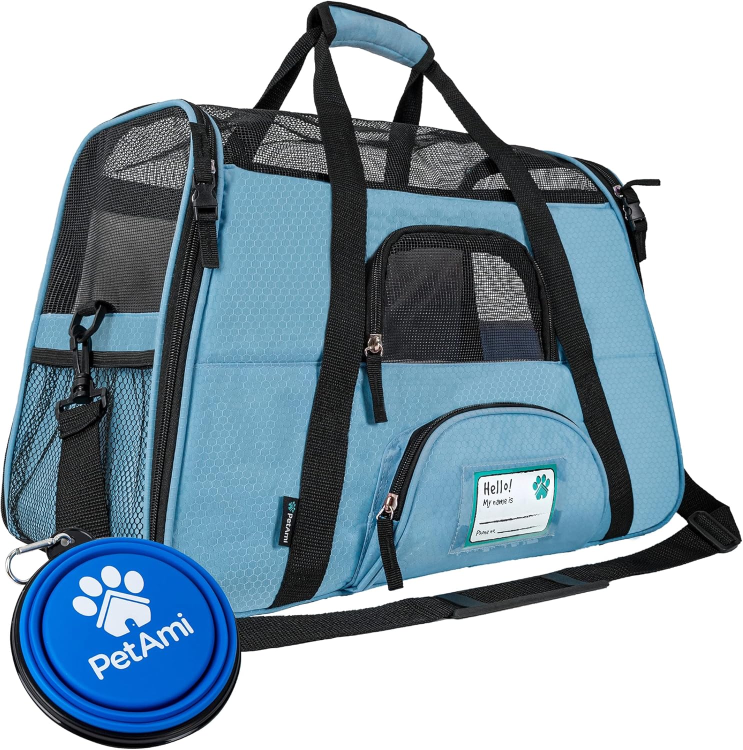 Airline-Approved Soft Pet Carrier – Ventilated Travel Bag for Cats & Small Dogs