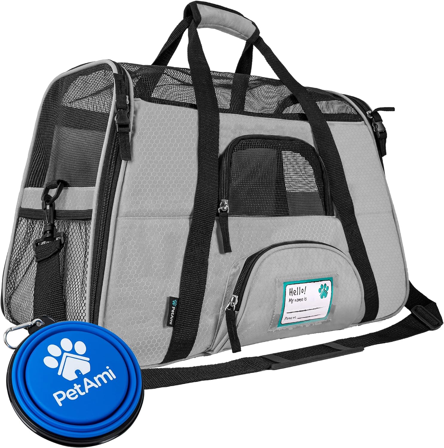 Airline-Approved Soft Pet Carrier – Ventilated Travel Bag for Cats & Small Dogs