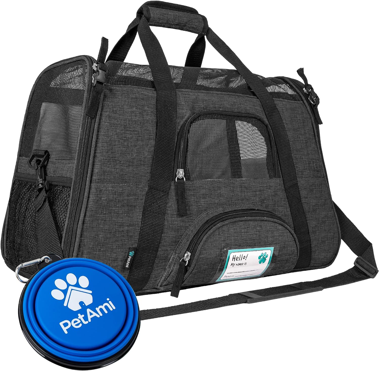 Airline-Approved Soft Pet Carrier – Ventilated Travel Bag for Cats & Small Dogs