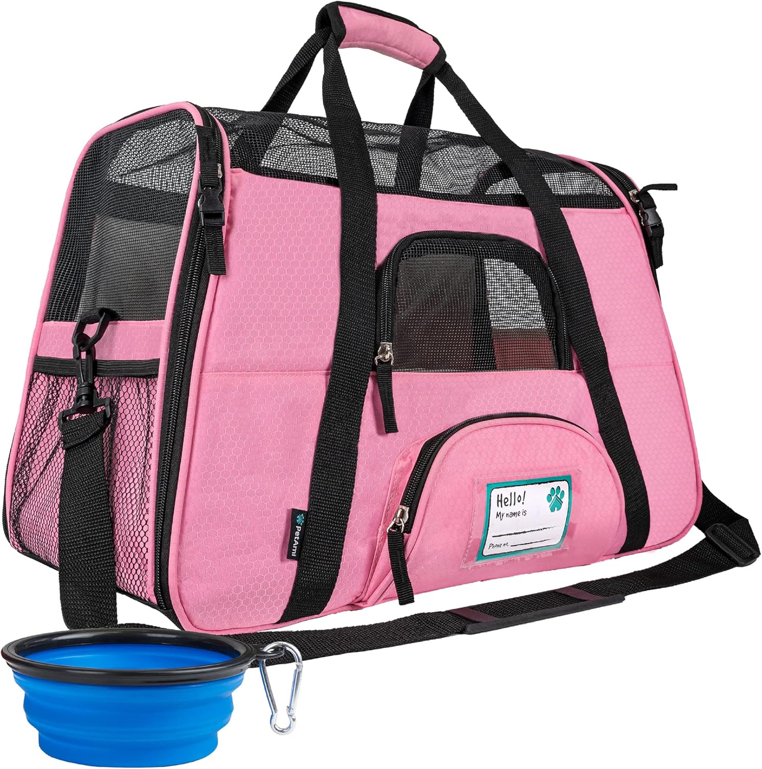 Airline-Approved Soft Pet Carrier – Ventilated Travel Bag for Cats & Small Dogs