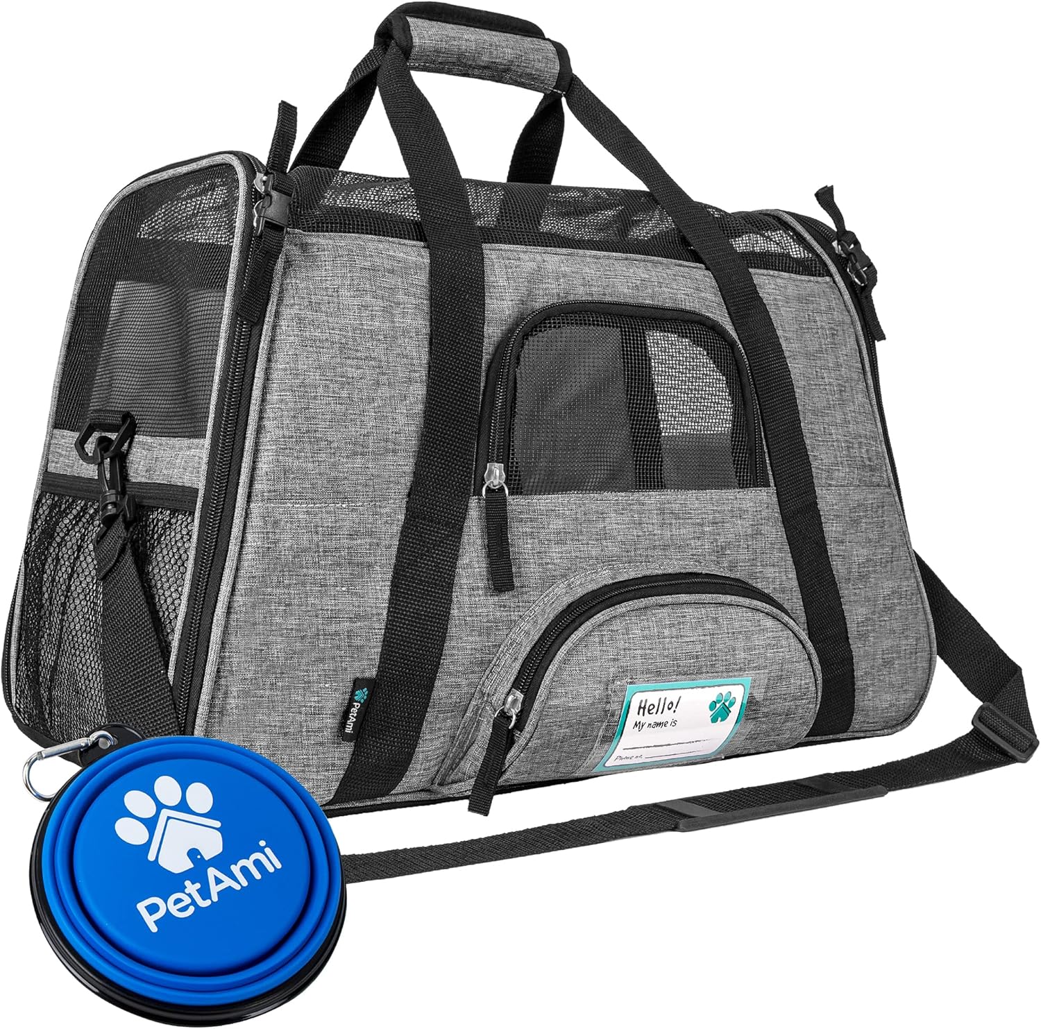 Airline-Approved Soft Pet Carrier – Ventilated Travel Bag for Cats & Small Dogs