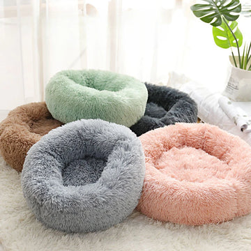 All-Season Plush Pet Nest – Warm, Breathable & Washable Round Bed