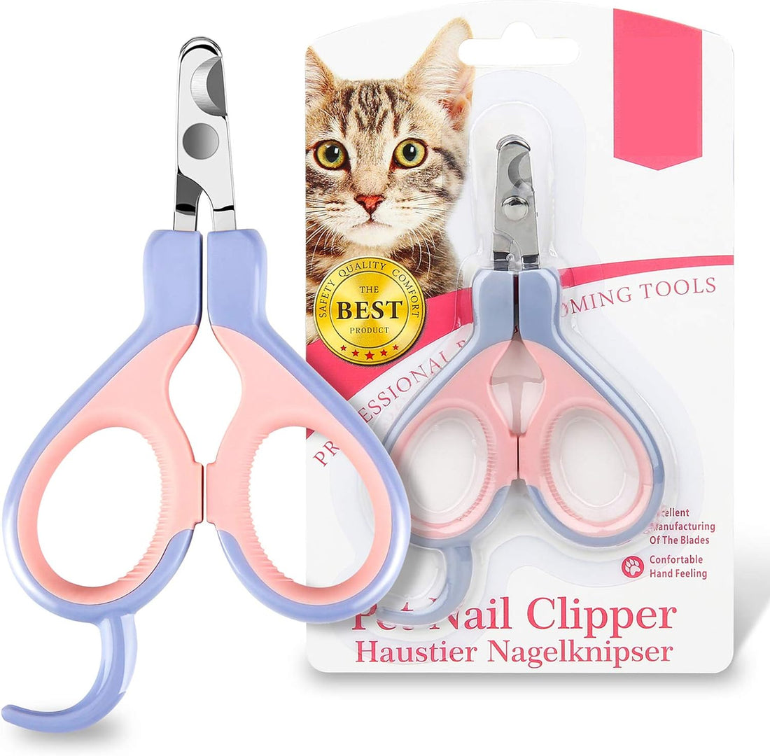 Dog & Cat Pets Nail Clippers with Safety Lock Sturdy Non Slip Handles - Professional Grooming Tool for Large and Small Animals